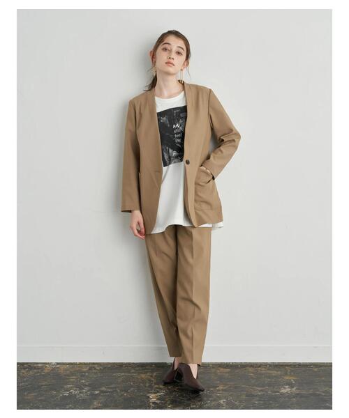 Editt by YECCA VECCA(エディットバイイェッカヴェッカ)の「グラフィティアートスリットBIG Tee *(Tシャツ/カットソー・レディース・オフホワイト/ブラック・FREE)」の12枚目の写真