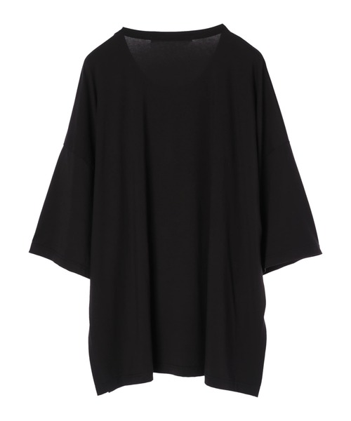 Editt by YECCA VECCA(エディットバイイェッカヴェッカ)の「グラフィティアートスリットBIG Tee *(Tシャツ/カットソー・レディース・オフホワイト/ブラック・FREE)」の6枚目の写真