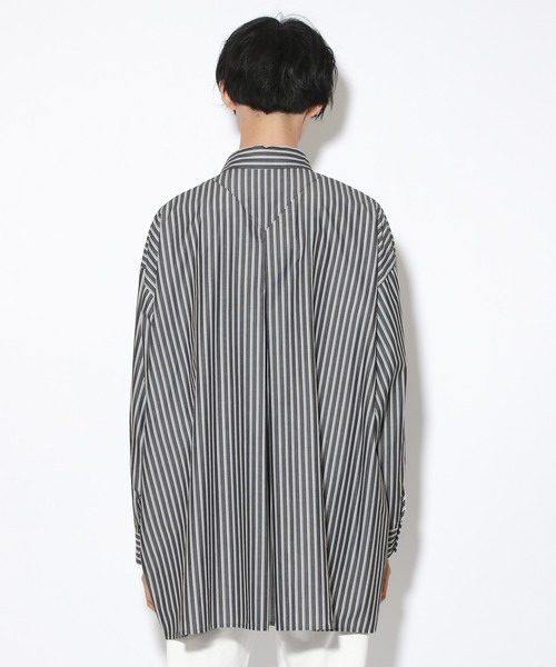 PBLIM（ページボーイリム）の「【PAGEBOYLIM】ストライプシャツ（シャツ/ブラウス・レディース・ブラック系その他/サックスブルー系・MEDIUM/LARGE）」の11枚目の写真