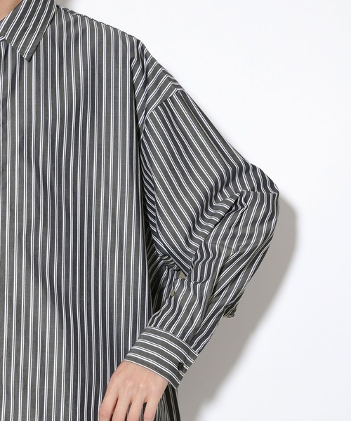 PBLIM（ページボーイリム）の「【PAGEBOYLIM】ストライプシャツ（シャツ/ブラウス・レディース・ブラック系その他/サックスブルー系・MEDIUM/LARGE）」の22枚目の写真