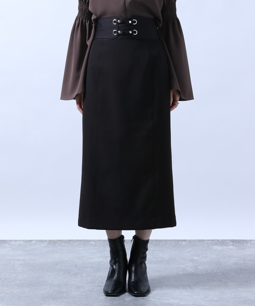 HARE（ハレ）の「ハイウエストナロースカート(HARE)（スカート）」 - WEAR