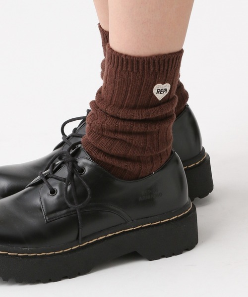 repipi armario（レピピ アルマリオ）の「カラールーズソックス（ソックス/靴下・キッズ・ベージュ/ブルー/パープル/ブラック/ホワイト/ライトグレー/ホワイト系その他/グレー/ダークブラウン/ベージュ系その他/グレー系その他/ホワイト系その他2・FREE）」の9枚目の写真