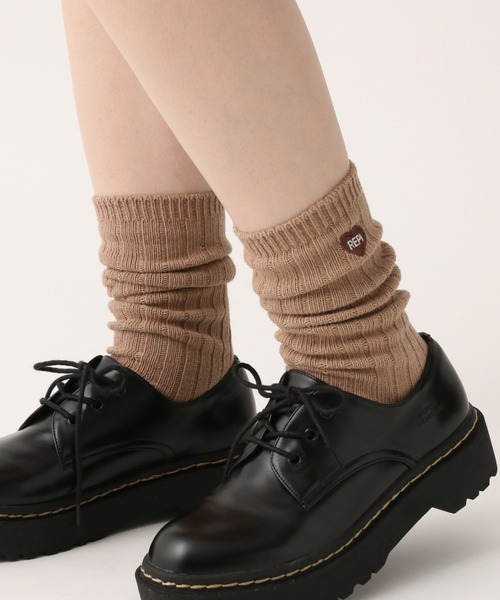 repipi armario（レピピ アルマリオ）の「カラールーズソックス（ソックス/靴下・キッズ・ベージュ/ブルー/パープル/ブラック/ホワイト/ライトグレー/ホワイト系その他/グレー/ダークブラウン/ベージュ系その他/グレー系その他/ホワイト系その他2・FREE）」の10枚目の写真