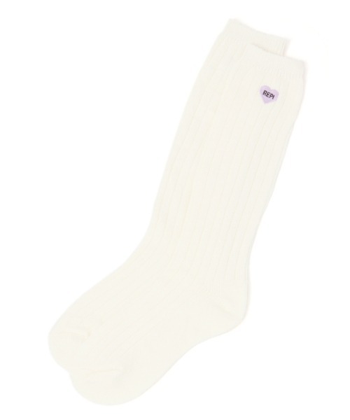 repipi armario（レピピ アルマリオ）の「カラールーズソックス（ソックス/靴下・キッズ・ベージュ/ブルー/パープル/ブラック/ホワイト/ライトグレー/ホワイト系その他/グレー/ダークブラウン/ベージュ系その他/グレー系その他/ホワイト系その他2・FREE）」の2枚目の写真