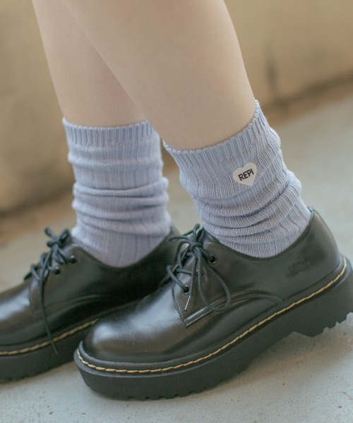 repipi armario（レピピ アルマリオ）の「カラールーズソックス（ソックス/靴下・キッズ・ベージュ/ブルー/パープル/ブラック/ホワイト/ライトグレー/ホワイト系その他/グレー/ダークブラウン/ベージュ系その他/グレー系その他/ホワイト系その他2・FREE）」の11枚目の写真