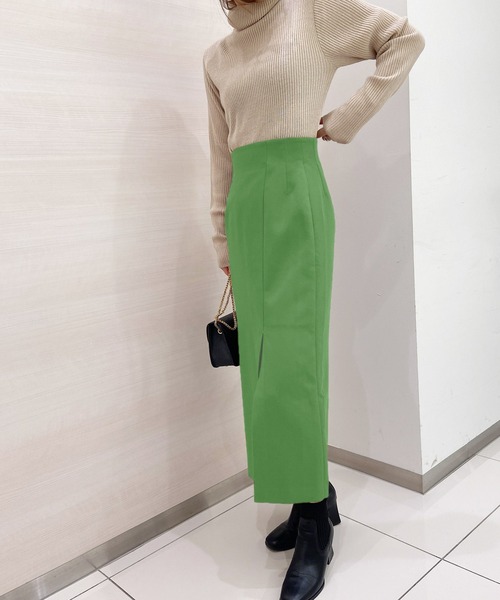 solleim（ソルレム）の「ハイウエストスリットナロースカート