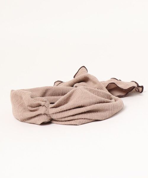 チチカカ（チチカカ）の「バイカラーパイピングヘアバンド（ヘアバンド・レディース・ベージュ/カーキ/ブラック・FREE）」の15枚目の写真