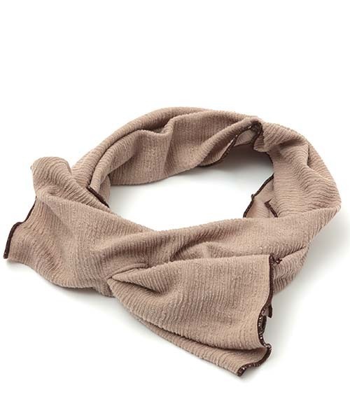 チチカカ（チチカカ）の「バイカラーパイピングヘアバンド（ヘアバンド・レディース・ベージュ/カーキ/ブラック・FREE）」の10枚目の写真