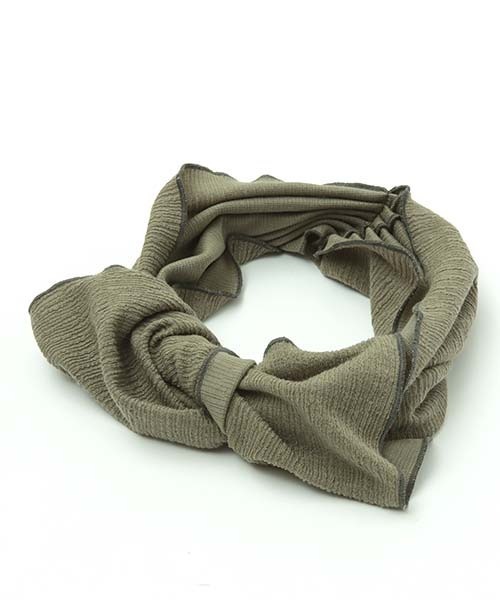 チチカカ（チチカカ）の「バイカラーパイピングヘアバンド（ヘアバンド・レディース・ベージュ/カーキ/ブラック・FREE）」の11枚目の写真