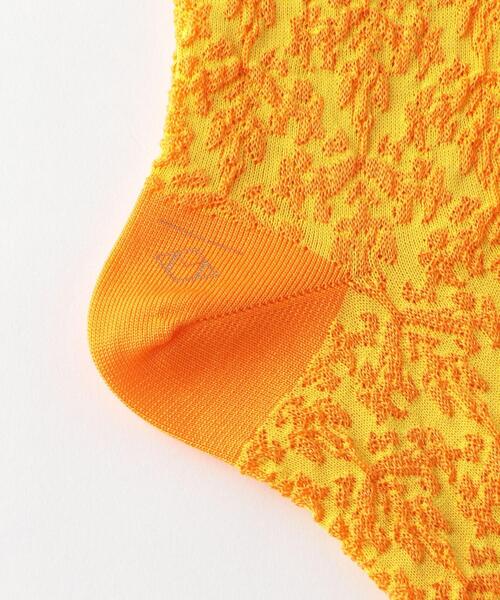 Steven Alan（スティーブンアラン）の「＜MARCOMONDE＞JACQUARD SOCKS/ソックス（ソックス/靴下・レディース・ターコイズブルー/オレンジ・FREE）」の5枚目の写真