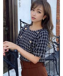 RESEXXY | ツイードフリンジトップス(その他トップス)