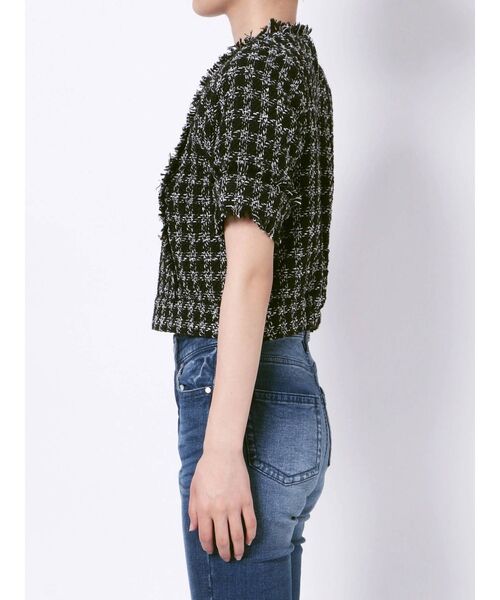 RESEXXY（リゼクシー）の「ツイードフリンジトップス（その他トップス・レディース・ブラック/ホワイト・FREE）」の13枚目の写真