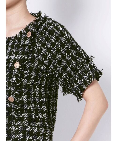 RESEXXY（リゼクシー）の「ツイードフリンジトップス（その他トップス・レディース・ブラック/ホワイト・FREE）」の16枚目の写真