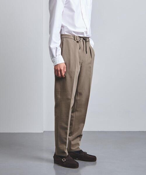 CIRCOLO 1901（チルコロ 1901）の「＜CIRCOLO 1901（チルコロ1901）＞ ソフトコットン 1プリーツ パンツ（その他パンツ・メンズ・ブラウン/ナチュラル・44/46/50/48）」の2枚目の写真