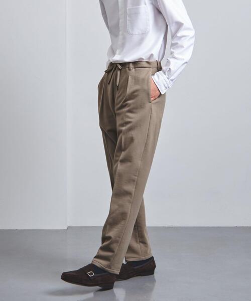 CIRCOLO 1901（チルコロ 1901）の「＜CIRCOLO 1901（チルコロ1901）＞ ソフトコットン 1プリーツ パンツ（その他パンツ・メンズ・ブラウン/ナチュラル・44/46/50/48）」の3枚目の写真