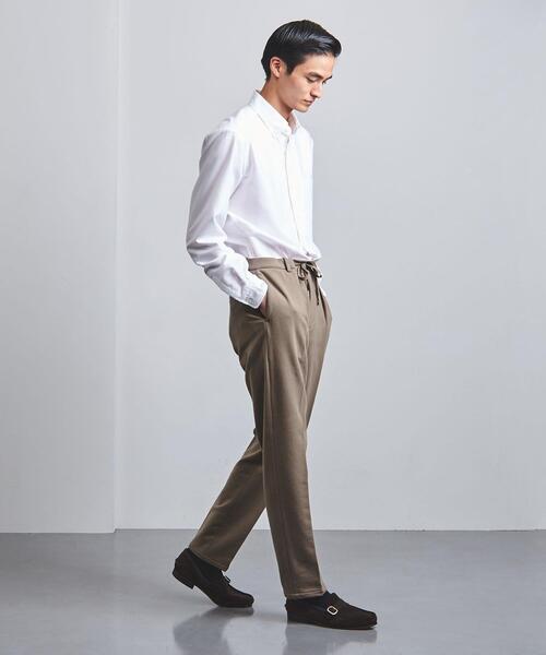 CIRCOLO 1901（チルコロ 1901）の「＜CIRCOLO 1901（チルコロ1901）＞ ソフトコットン 1プリーツ パンツ（その他パンツ・メンズ・ブラウン/ナチュラル・44/46/50/48）」の5枚目の写真