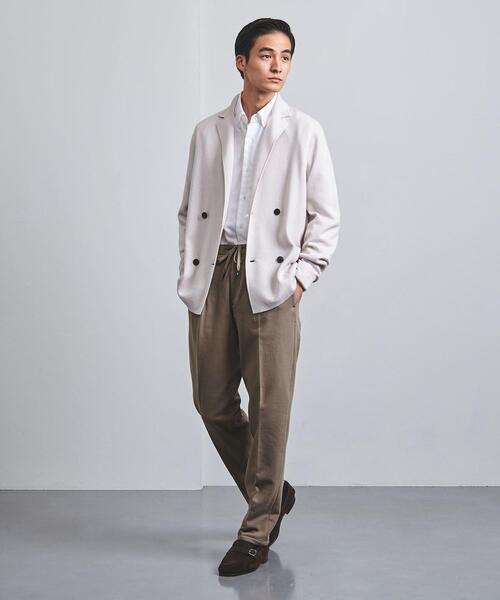 CIRCOLO 1901（チルコロ 1901）の「＜CIRCOLO 1901（チルコロ1901）＞ ソフトコットン 1プリーツ パンツ（その他パンツ・メンズ・ブラウン/ナチュラル・44/46/50/48）」の6枚目の写真