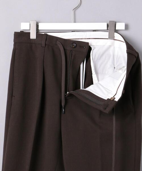 CIRCOLO 1901（チルコロ 1901）の「＜CIRCOLO 1901（チルコロ1901）＞ ソフトコットン 1プリーツ パンツ（その他パンツ・メンズ・ブラウン/ナチュラル・44/46/50/48）」の22枚目の写真