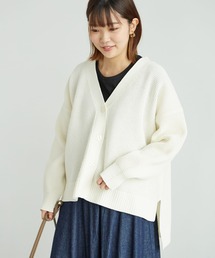 かるい ショート丈ニットカーデ*