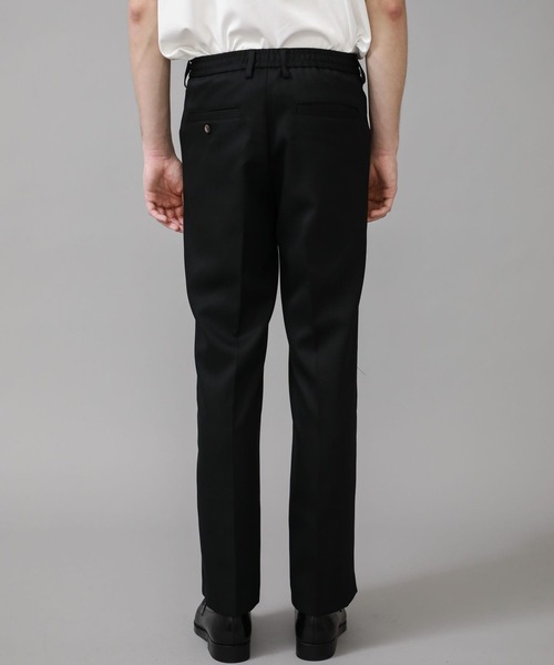 KIIT（キート）の「【KIIT】STUDIOUS別注 STRAIGHT PANTS（スラックス・メンズ・ブラック・1/2）」の6枚目の写真