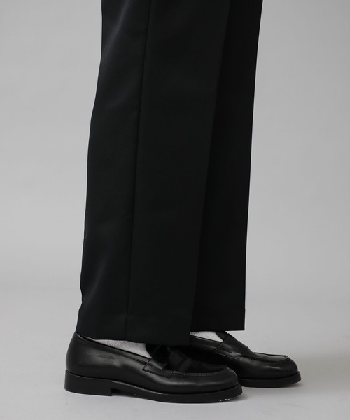 KIIT（キート）の「【KIIT】STUDIOUS別注 STRAIGHT PANTS（スラックス・メンズ・ブラック・1/2）」の7枚目の写真
