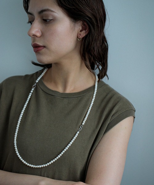 PAS TIERRA（パティエラ）の「-Maris- アジャストネックレス(40cm)（ネックレス・レディース・シルバー・FREE）」の4枚目の写真