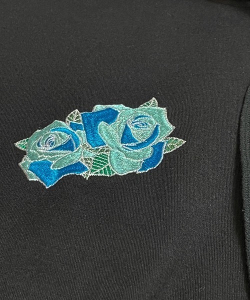 JACKROSE（ジャックローズ）の「JE-ローズ&バタフライ・プルパーカー（パーカー・メンズ・ホワイト/ホワイト系その他2/ブラック/ブラック系その他2・M/L）」の18枚目の写真