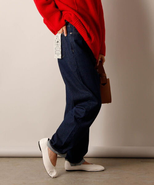 fredy repit（フレディレピ）の「ルーズテーパード デニムパンツ（デニムパンツ・レディース・ブラック/ネイビー・38/36）」の13枚目の写真