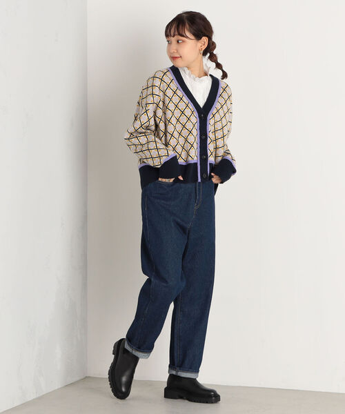 fredy repit（フレディレピ）の「ルーズテーパード デニムパンツ（デニムパンツ・レディース・ブラック/ネイビー・38/36）」の16枚目の写真