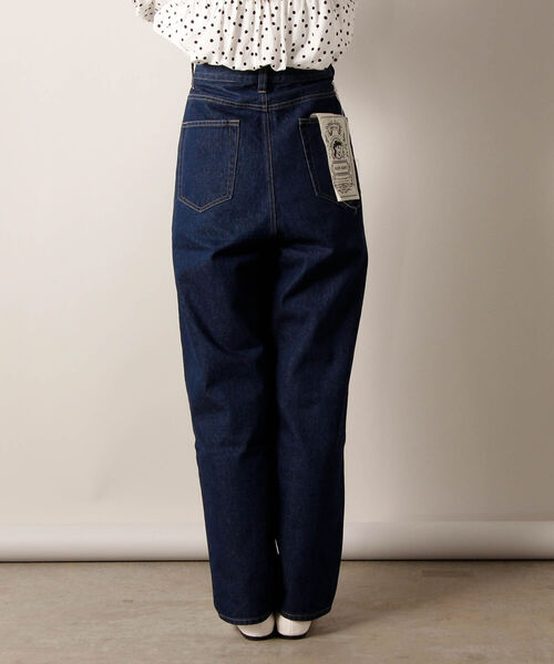 fredy repit（フレディレピ）の「ルーズテーパード デニムパンツ（デニムパンツ・レディース・ブラック/ネイビー・38/36）」の4枚目の写真