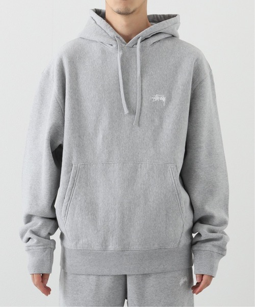 STUSSY（ステューシー）の「【STUSSY / ステューシー】Stock Logo Hood（パーカー・メンズ・チャコールグレー/ブラック・MEDIUM/LARGE/X-LARGE）」の14枚目の写真