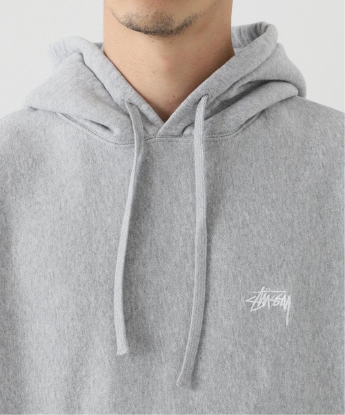 STUSSY（ステューシー）の「【STUSSY / ステューシー】Stock Logo Hood（パーカー・メンズ・チャコールグレー/ブラック・MEDIUM/LARGE/X-LARGE）」の8枚目の写真