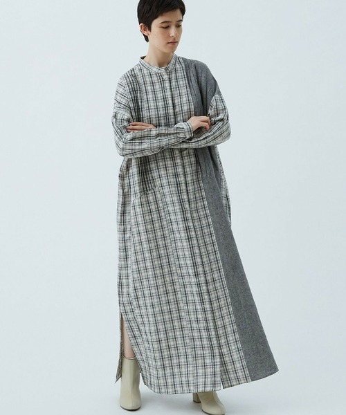 パッチワークワンピース シャツワンピース Conges Payes Adieu Tristesse コンジェ ペイエ アデュートリステス のファッション通販 Zozotown