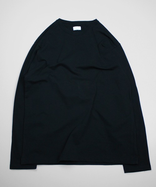 A.U.G. relaxing(オーグリラクシング)の「A.U.G. relaxing クルーネック ロンT (MADE IN JAPAN)(Tシャツ/カットソー・メンズ・ネイビー/ダークベージュ/チャコールグレー/ブラック/ホワイト・4/1/2/3)」の17枚目の写真