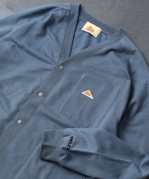 FREAK'S STORE（フリークスストア）の「WEB限定 KELTY×FREAK'S STORE/ケルティ 別注 ワンポイント ヴィンテージロゴ スウェットカーディガン/ビッグシルエット（カーディガン/ボレロ・メンズ・ブラック/グレー/ブラウン/ダークグリーン/グレイッシュブルー・SMALL/MEDIUM/LARGE/X-LARGE）」の5枚目の写真