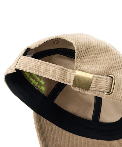 INDIVI（インディヴィ）の「◆コーデュロイメッセージロゴ キャップ（キャップ・レディース・ブラウン系/ベージュ・00）」の6枚目の写真