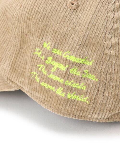 INDIVI（インディヴィ）の「◆コーデュロイメッセージロゴ キャップ（キャップ・レディース・ブラウン系/ベージュ・00）」の11枚目の写真