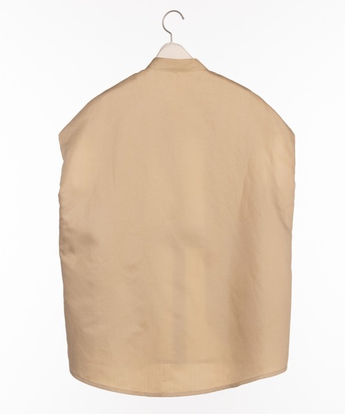 RURI.W(ルリ)の「【RURI.W】SPLICED SHIRT(シャツ/ブラウス・レディース・ベージュ/ネイビー・FREE)」の10枚目の写真