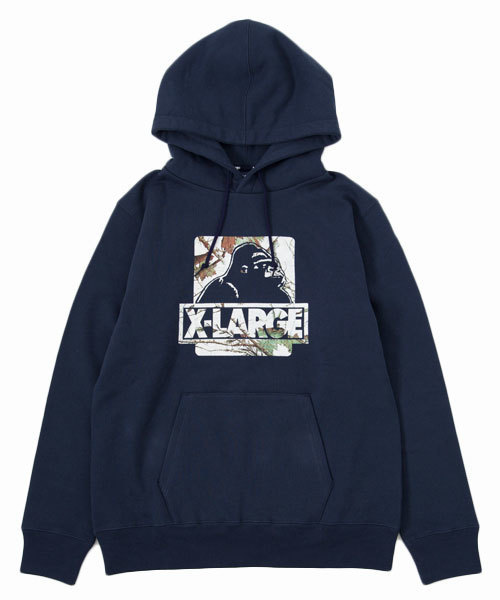 XLARGE（エクストララージ）の「TREE CAMO OG PULLOVER HOOD SWEAT（パーカー・メンズ・ホワイト/ブラック/アッシュ/ライトグリーン/ネイビー・X-LARGE/MEDIUM/SMALL/LARGE）」の5枚目の写真