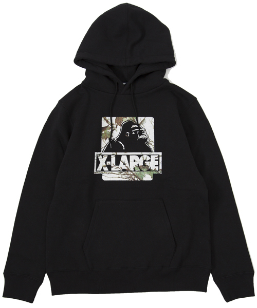 XLARGE（エクストララージ）の「TREE CAMO OG PULLOVER HOOD SWEAT（パーカー・メンズ・ホワイト/ブラック/アッシュ/ライトグリーン/ネイビー・X-LARGE/MEDIUM/SMALL/LARGE）」の3枚目の写真