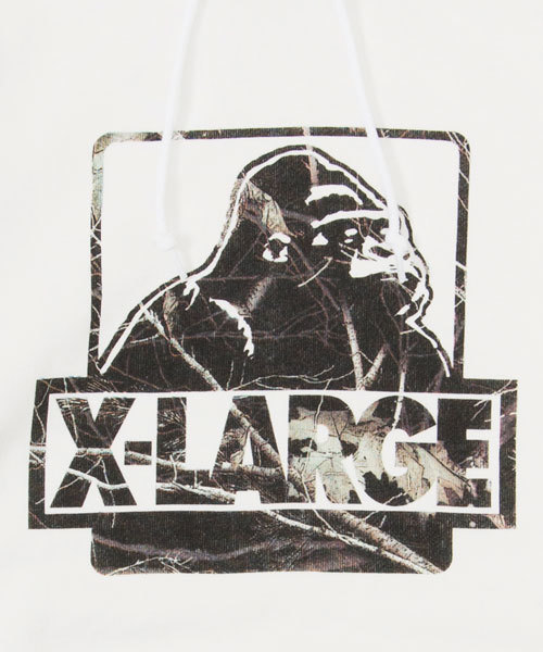 XLARGE（エクストララージ）の「TREE CAMO OG PULLOVER HOOD SWEAT（パーカー・メンズ・ホワイト/ブラック/アッシュ/ライトグリーン/ネイビー・X-LARGE/MEDIUM/SMALL/LARGE）」の10枚目の写真