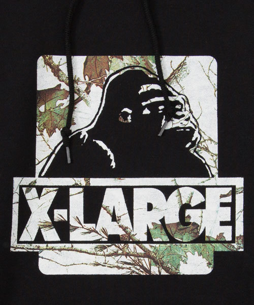 XLARGE（エクストララージ）の「TREE CAMO OG PULLOVER HOOD SWEAT（パーカー・メンズ・ホワイト/ブラック/アッシュ/ライトグリーン/ネイビー・X-LARGE/MEDIUM/SMALL/LARGE）」の6枚目の写真