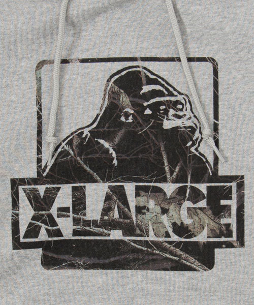 XLARGE（エクストララージ）の「TREE CAMO OG PULLOVER HOOD SWEAT（パーカー・メンズ・ホワイト/ブラック/アッシュ/ライトグリーン/ネイビー・X-LARGE/MEDIUM/SMALL/LARGE）」の7枚目の写真