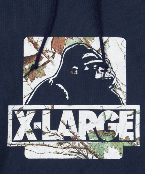 XLARGE（エクストララージ）の「TREE CAMO OG PULLOVER HOOD SWEAT（パーカー・メンズ・ホワイト/ブラック/アッシュ/ライトグリーン/ネイビー・X-LARGE/MEDIUM/SMALL/LARGE）」の9枚目の写真