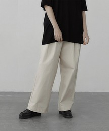 remer | loose box pleats chino wide PT/ルーズボックスプリーツチノパンツ(チノパンツ)