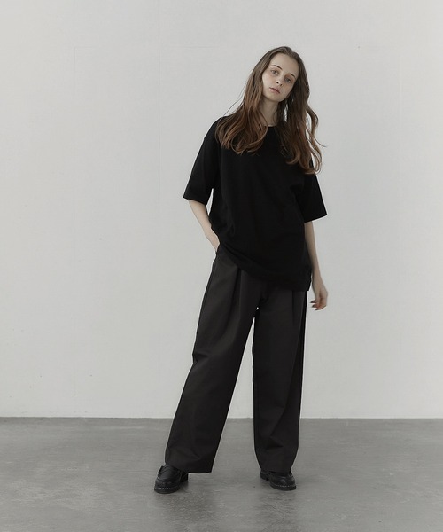 remer（リメール）の「loose box pleats chino wide PT/ルーズボックスプリーツチノパンツ（チノパンツ・メンズ・チャコールグレー/オフホワイト/オリーブ・SMALL/MEDIUM/LARGE）」の12枚目の写真