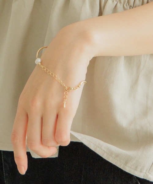 flower（フラワー）の「ウェーヴィーシーブレスレット（ブレスレット・レディース・ゴールド・FREE）」の17枚目の写真