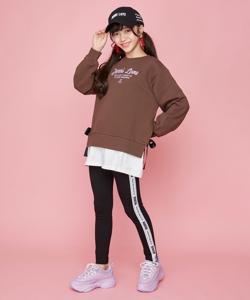 JENNI love(ジェニィラブ)の「オーガニックコットンロゴキャップ(キャップ・キッズ・ラベンダー/サックスブルー/ブラック・54cm/56cm)」の8枚目の写真