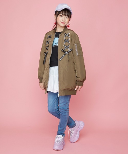 JENNI love(ジェニィラブ)の「オーガニックコットンロゴキャップ(キャップ・キッズ・ラベンダー/サックスブルー/ブラック・54cm/56cm)」の6枚目の写真