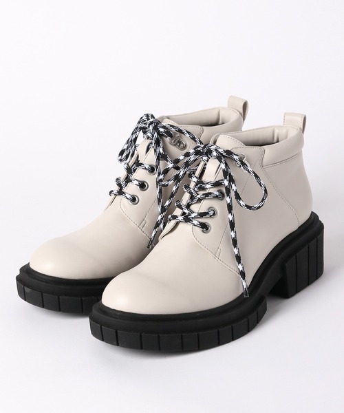 PAGEBOY（ページボーイ）の「エンジニアローファー（ローファー・レディース・ブラック/オフホワイト・M/L）」の7枚目の写真